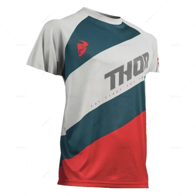 Cross Country Racing Mountain Bike Jersey Short Sleeve Downhill T Shirt Poc MTB Shirt Offroad MX Enduro Bicycle Jersey Motocross