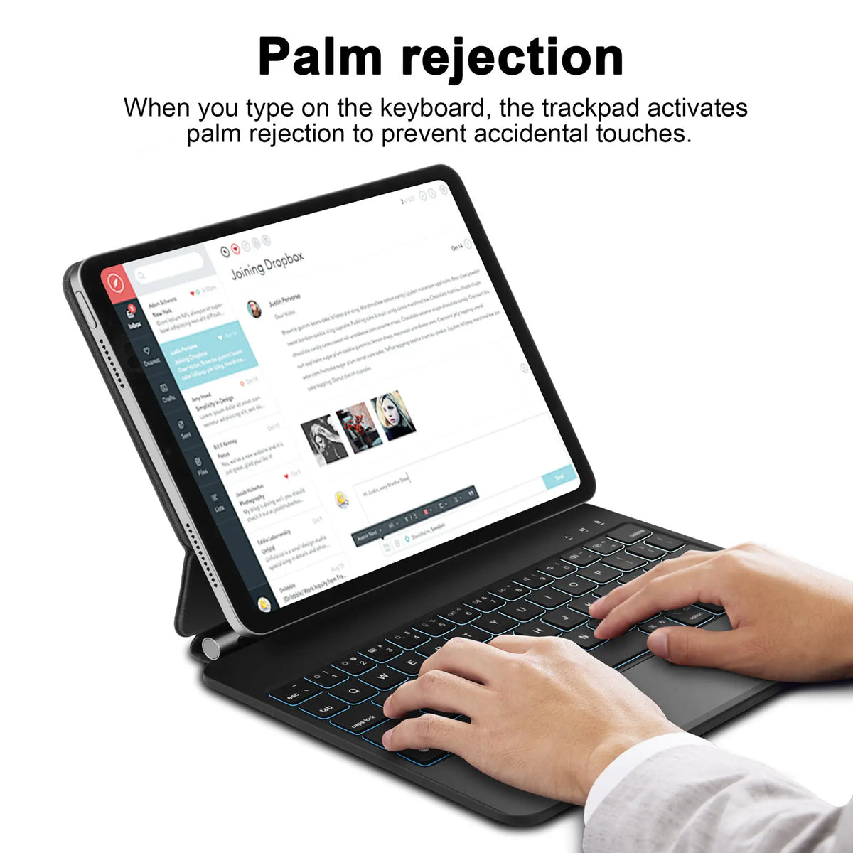 Magic Keyboard Cover For iPad Air 11 13 M3 M4 M5,Pro 11 12.9 13,For iPad A16 Air 4 5 10th 10.9 Magnetic Folio Keyboard Backlight