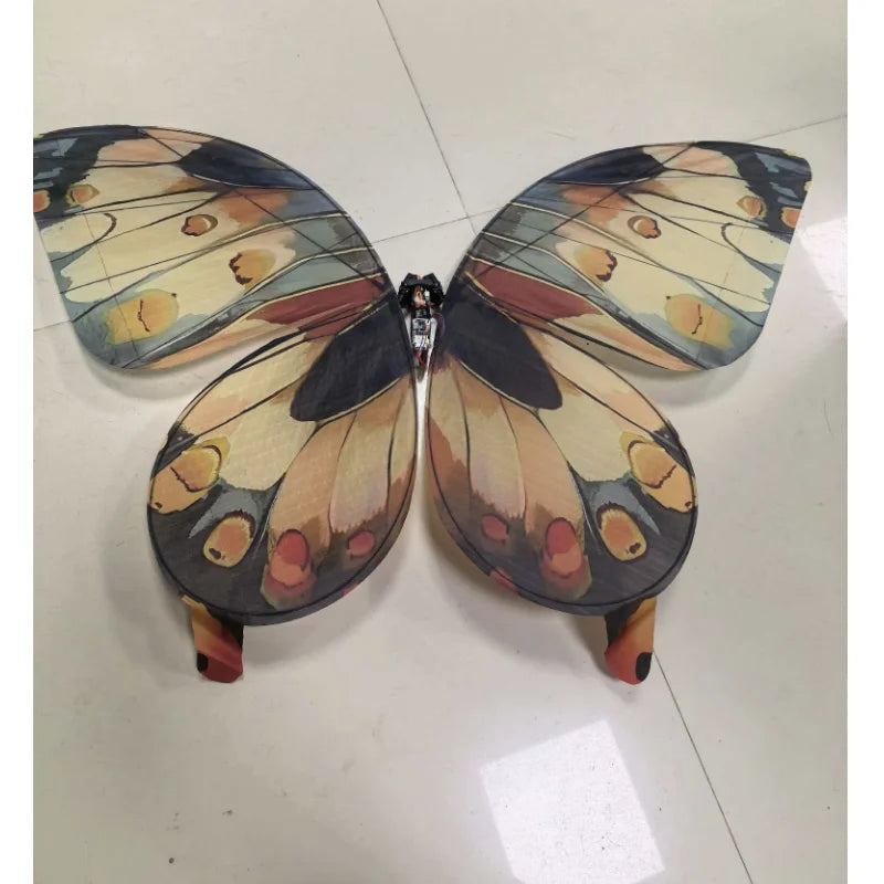 Remote Control Bionic Flapping Wing Butterfly Drone LED Light Ornithopter 2.4G RC Flying Butterfly Aircraft 7.4V Kids Gift