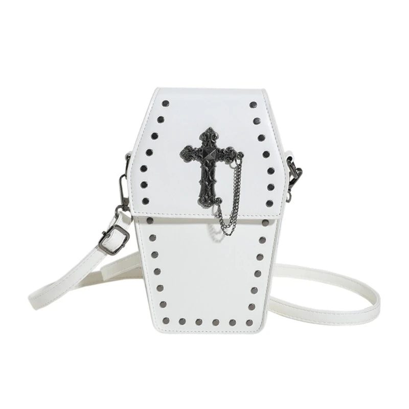2023 NEW Crossbody Bag Halloween Coffin Purse Small Phone Bag Gothic Bag