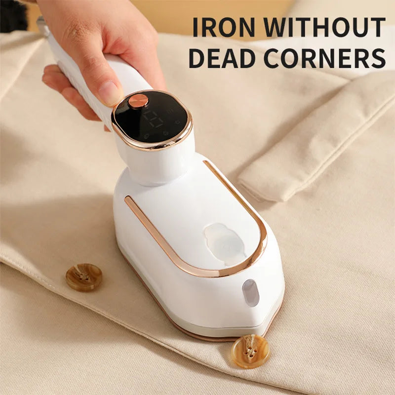 Handheld Portable Mini Steam Iron with Four Temperature Control High-Power Rotating Ironing Machine for Fabric Care