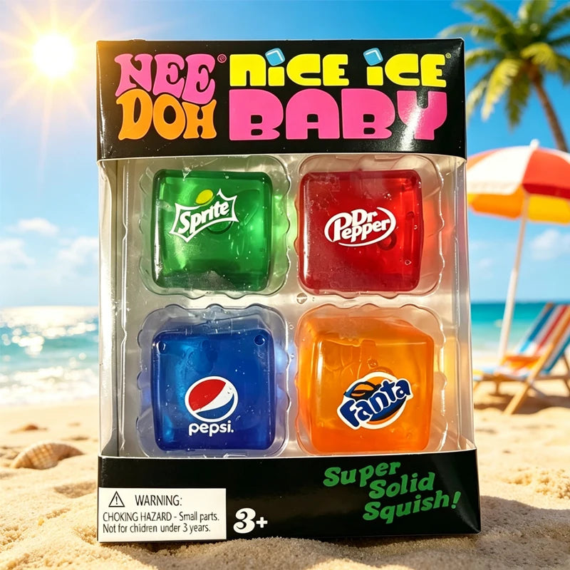 Squishy Schylling NeeDoh /*Nice Cube Sensory /Squeeze Toy Super Squish Stress Relief Anxiety Sensory Tool Stress Reliever Toys