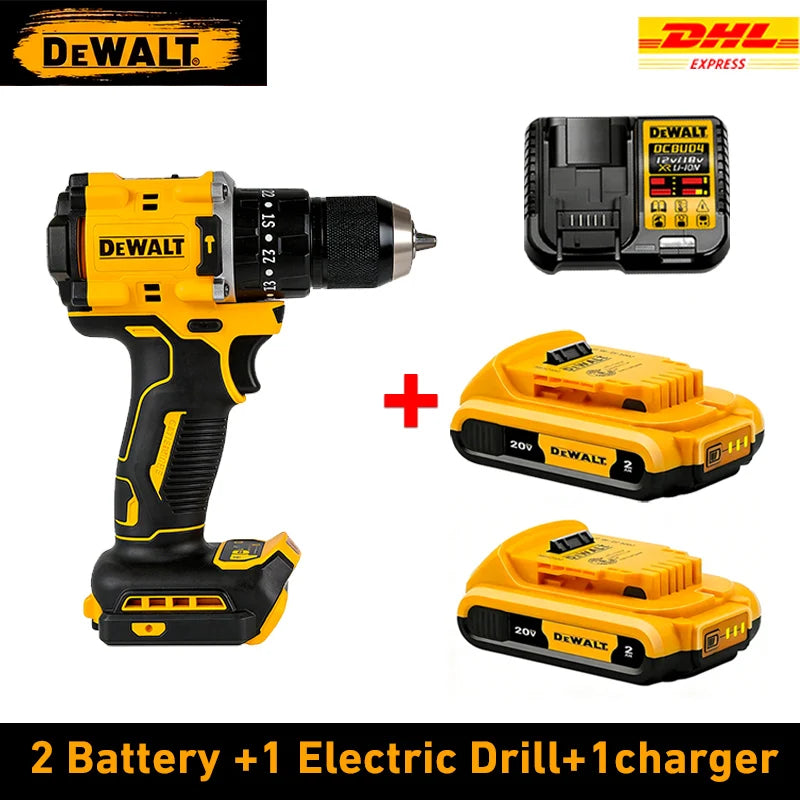 NEW 2026 DEWALT DCD805 Hand Impact Drill,20V Lithium Cordless,Brushless Power,Variable Speed Control,Lightweight Household Tool