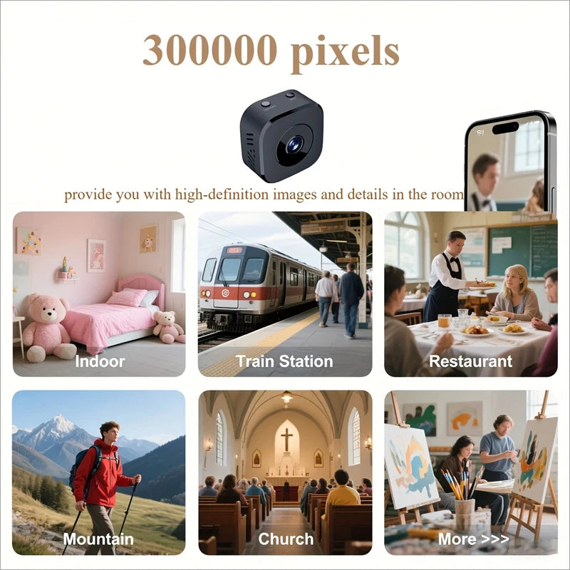 Lenovo 4K Full HD Wifi Smart Camera Mini Security Surveillance Camera Dual Way Audio Motion Detection Infrared Night Vision Cam