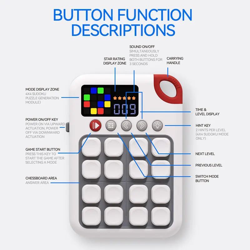 STEM Education Toys Sudoku Board Game Kids Memory Training Concentration Puzzle Tabletop Games For Childrens Brain Development