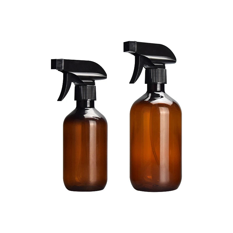 300ml/500ml Spray Bottles Plastic Large Capacity Refillable Sub-bottling Empty Container Flip-top Dispensing Makeup Tool