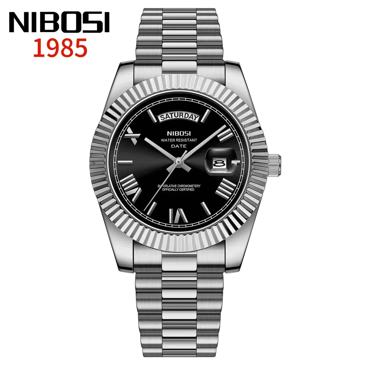 NIBOSI Fashion Quartz Men Watch Top Brand Luxury Wristwatch Day Date Miyota Watch Men Waterproof Steel Male Clock Reloj Hombre
