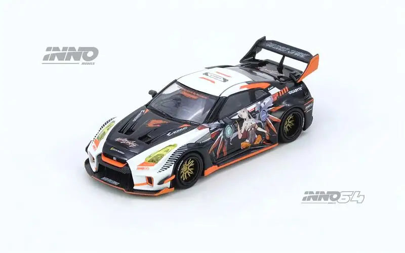 INNO 1:64 R35 WIDEBODY AORUS X INNO64 Diecast Model Car