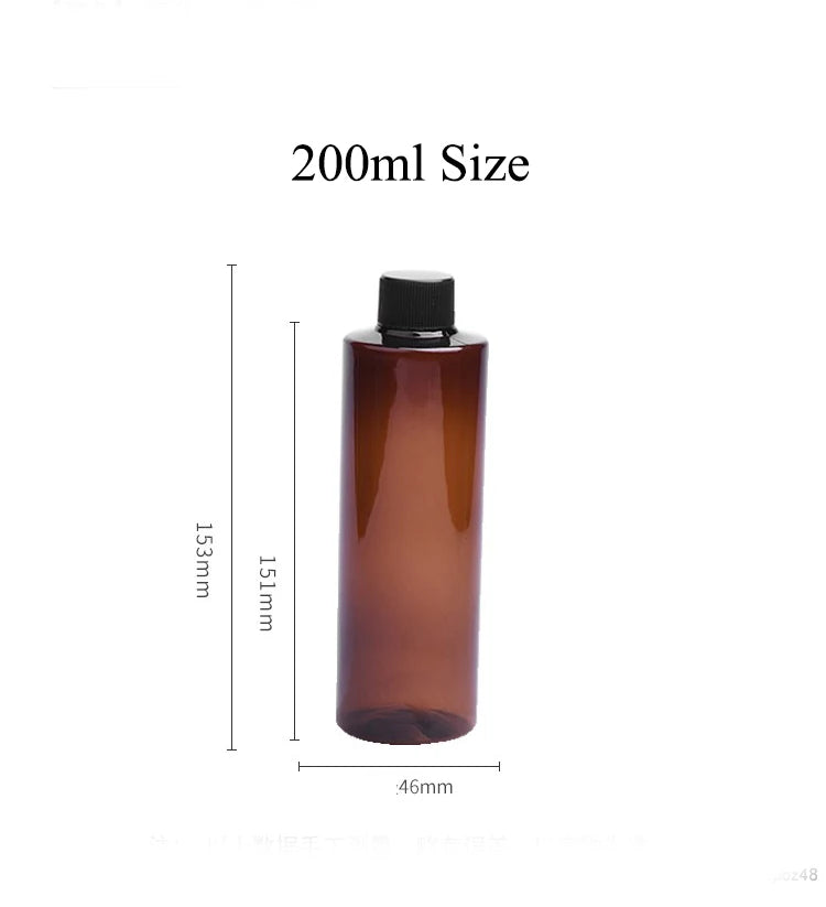 20pcs 100ML 120ML 200ML Empty Plastic Bottle With Aluminum Lid 500ML Flap Lid Refillable Bottle Cosmetic Container JX141-20
