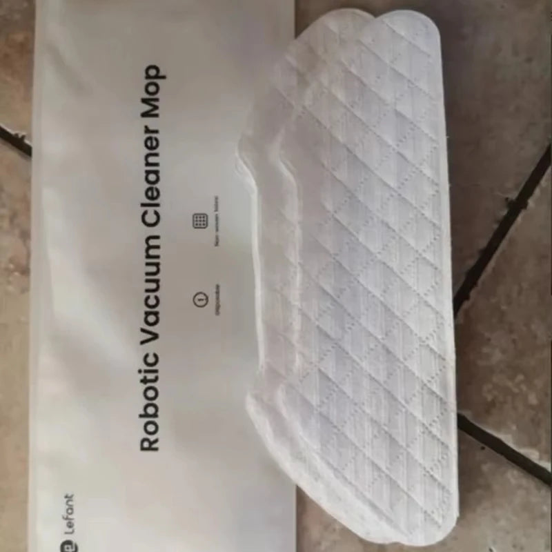 Disposable Mop x15 Pcs (3 Packs) + Support x1 for Lefant M1 U180 OKP K4 Robot Vacuum Cleaner Mopping Function Accessory Part