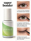 Glesum Super Bonder Fixing Agent for Eyelashes Extensions Primer Curing Liquid for Lash Glue Help Adhesive for Lashes Grafting