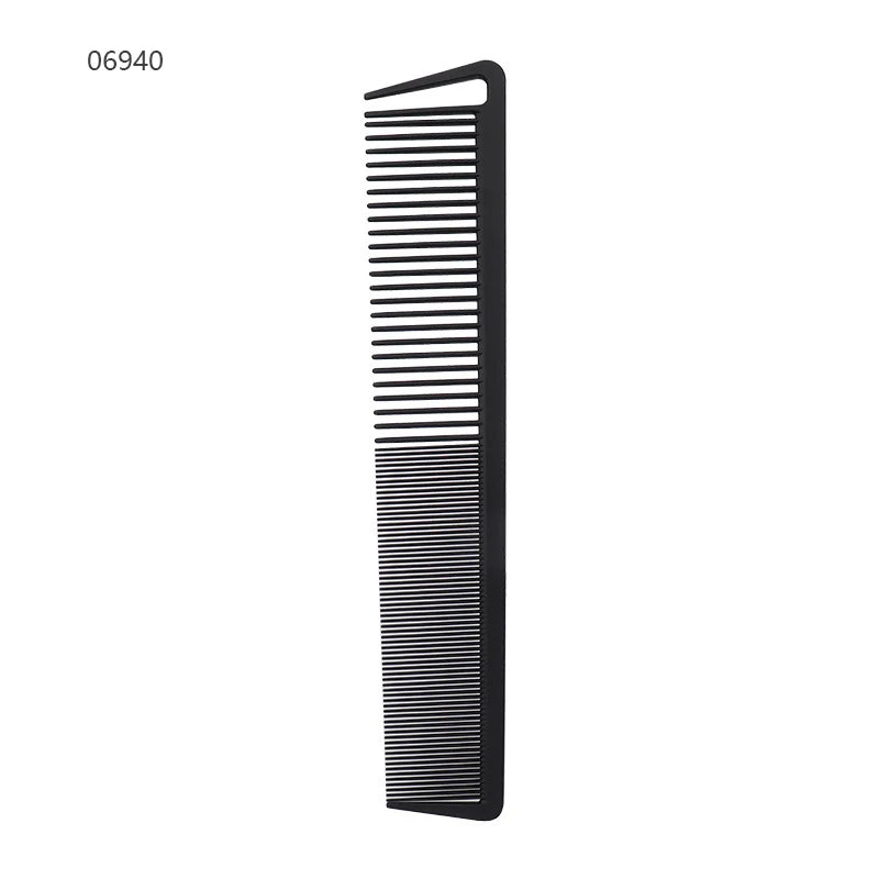 14Styles Hairdressing Carbon Comb for Haircut Barber Anti Static Black Rat Tail Comb Beauty Professional Hair Styling Tools Comb