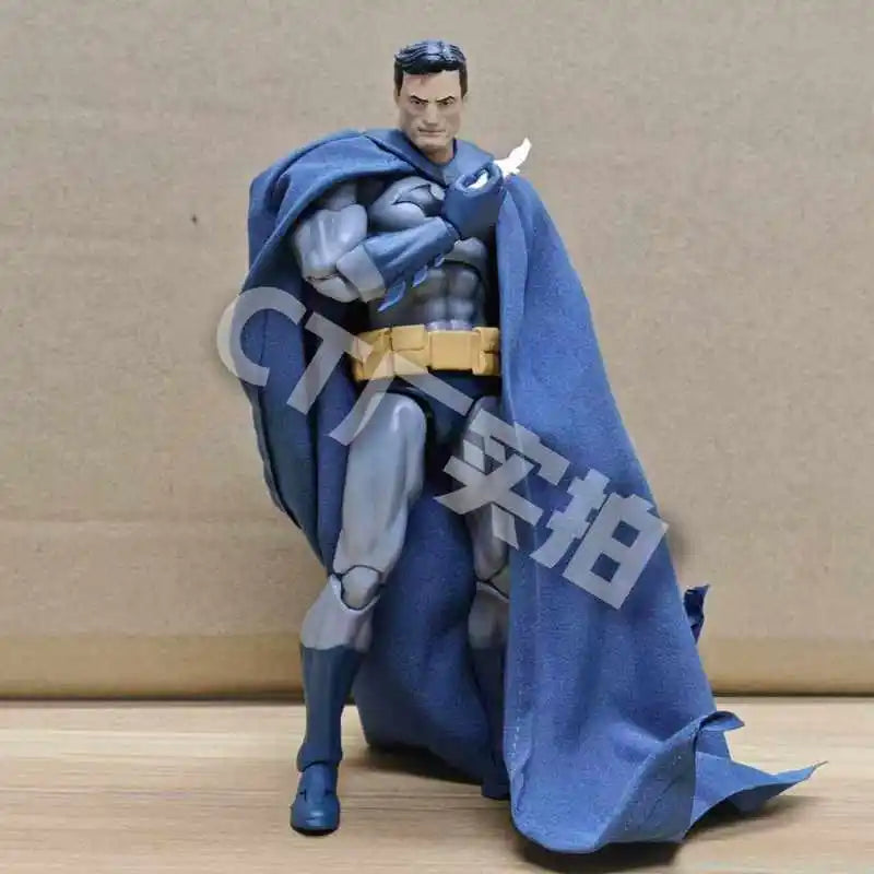 16cm Ct Factory Mafex Batman 105 Hush Comic Version Blue Dc Justice League Articulated Collectible Model Toy For Collectors
