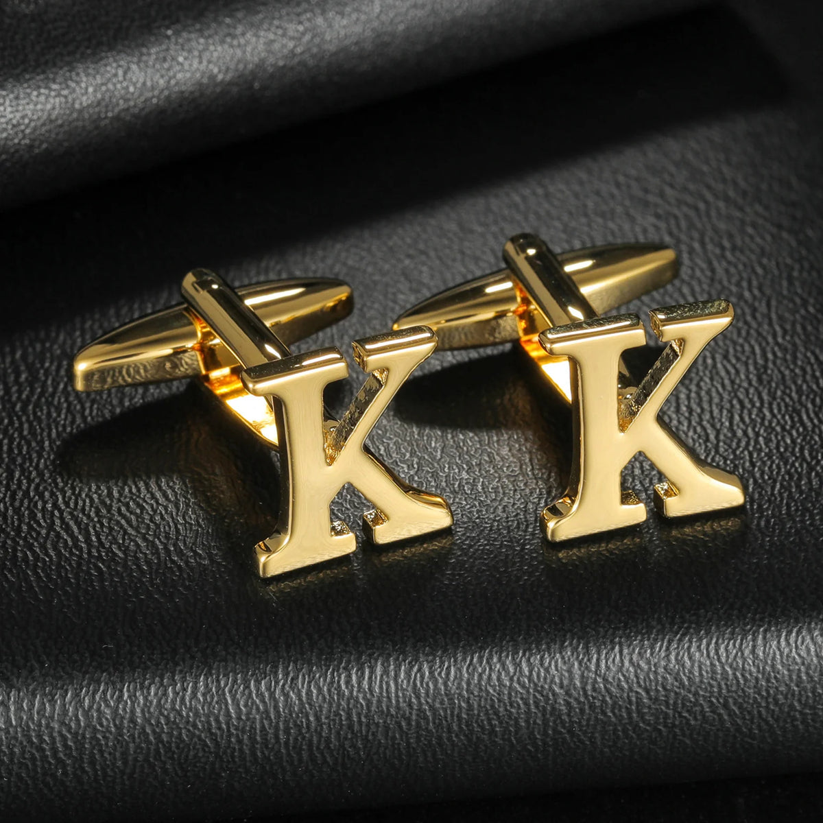 New High Quality Initial A-Z Cufflinks Alphabet Letter Copper Material Cuff Links For Business Mens Boys Tuxedo Shirts Gift