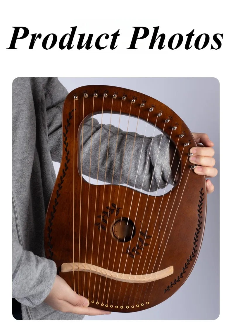 16 String Harp Beginner Children Portable Lira Harp Professional Wooden Chinese Small Harps Handmade Handheld String Instruments
