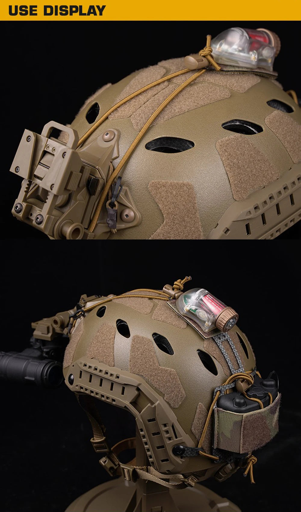 Fast Tactical Helmet PVS31 Battery Case Pouch FERRO-Style PVS-31 NVG Battery Retention System Airsoft Helmet Bag Accessories
