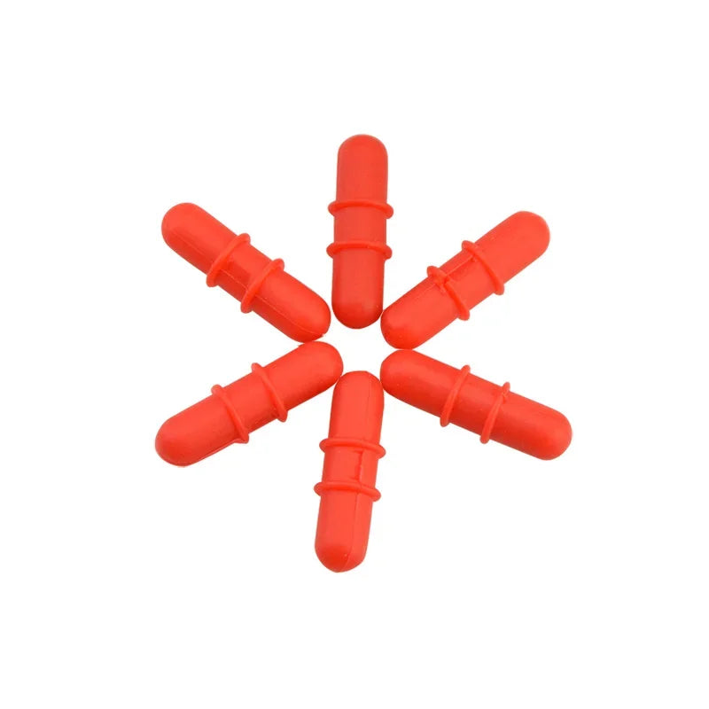 6pcs/box Compound Bow Stabilizer Shock Absorption Rubber Damping Reduce Noise Limb Vibration for Archery Shooting Accessory