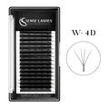 SENSE LASHES 12 Rows 3D 4D 5D 6D W Shape Eyelash Premade Volume Fans Natural Soft Light Full Dense Eyelash Extensions Supplies