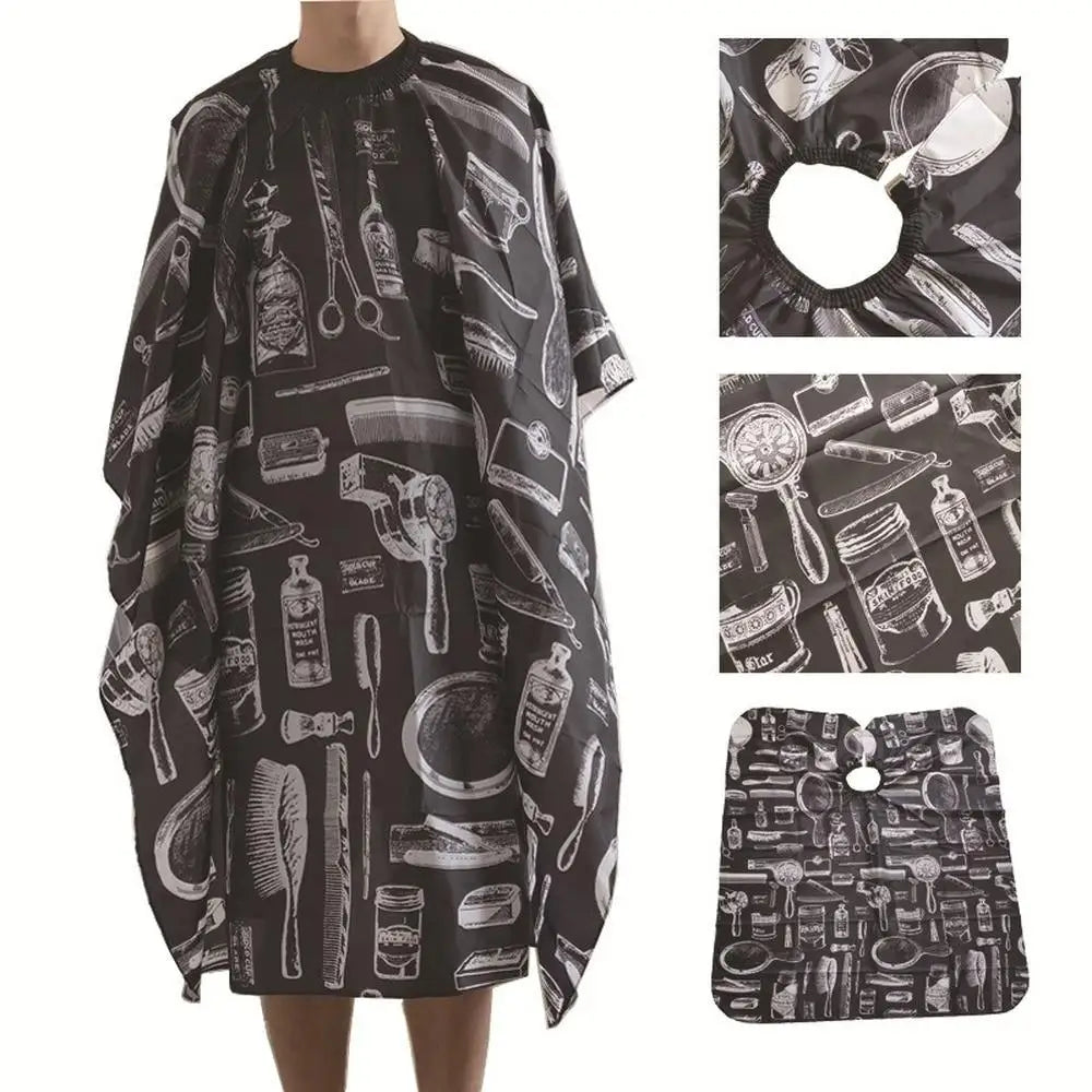 Adult Salon Hairdressing Cape Hairdresser Hair Cutting Gown Barber Cape Hairdresser Cape Gown Cloth Waterproof Hair Cloth