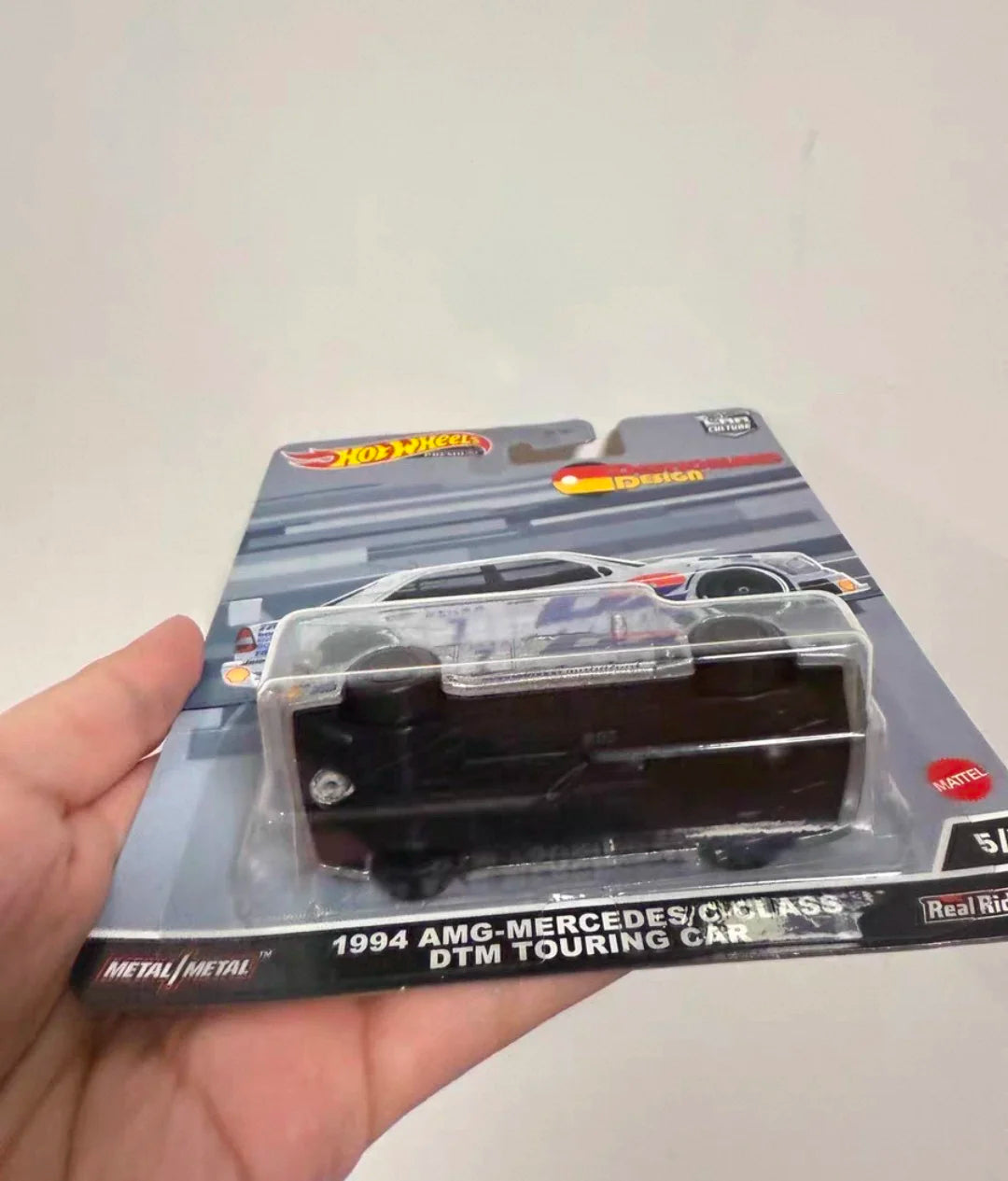 New Hot Wheels Premium 1:64 AMG Mercedes C-Class DTM Touring Metal Car Model Deutschland Design Culture Fans Collectible Toy Car