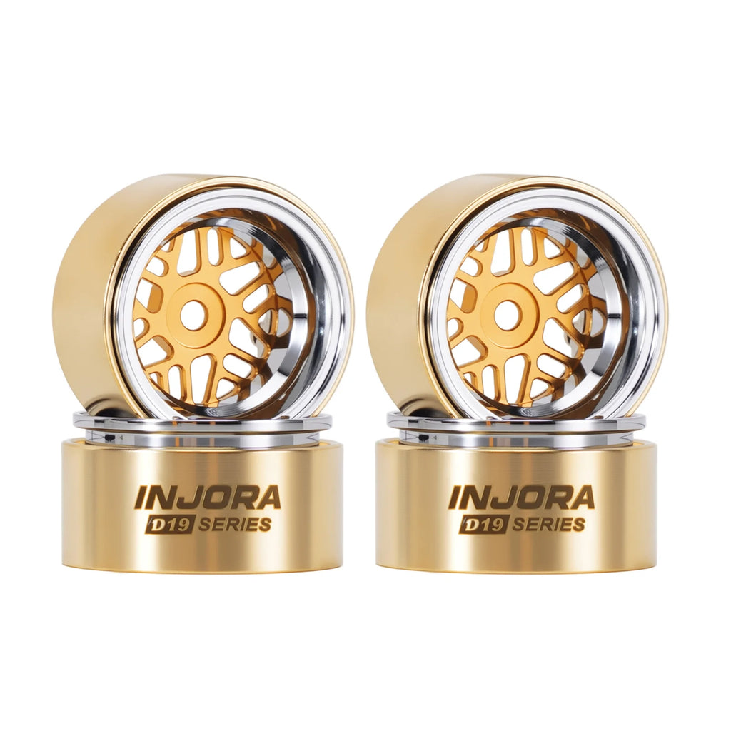 INJORA D19 0.7" ModuWheel Wheels for Axial SCX30 Redcat Ascent-32 (MW7012)