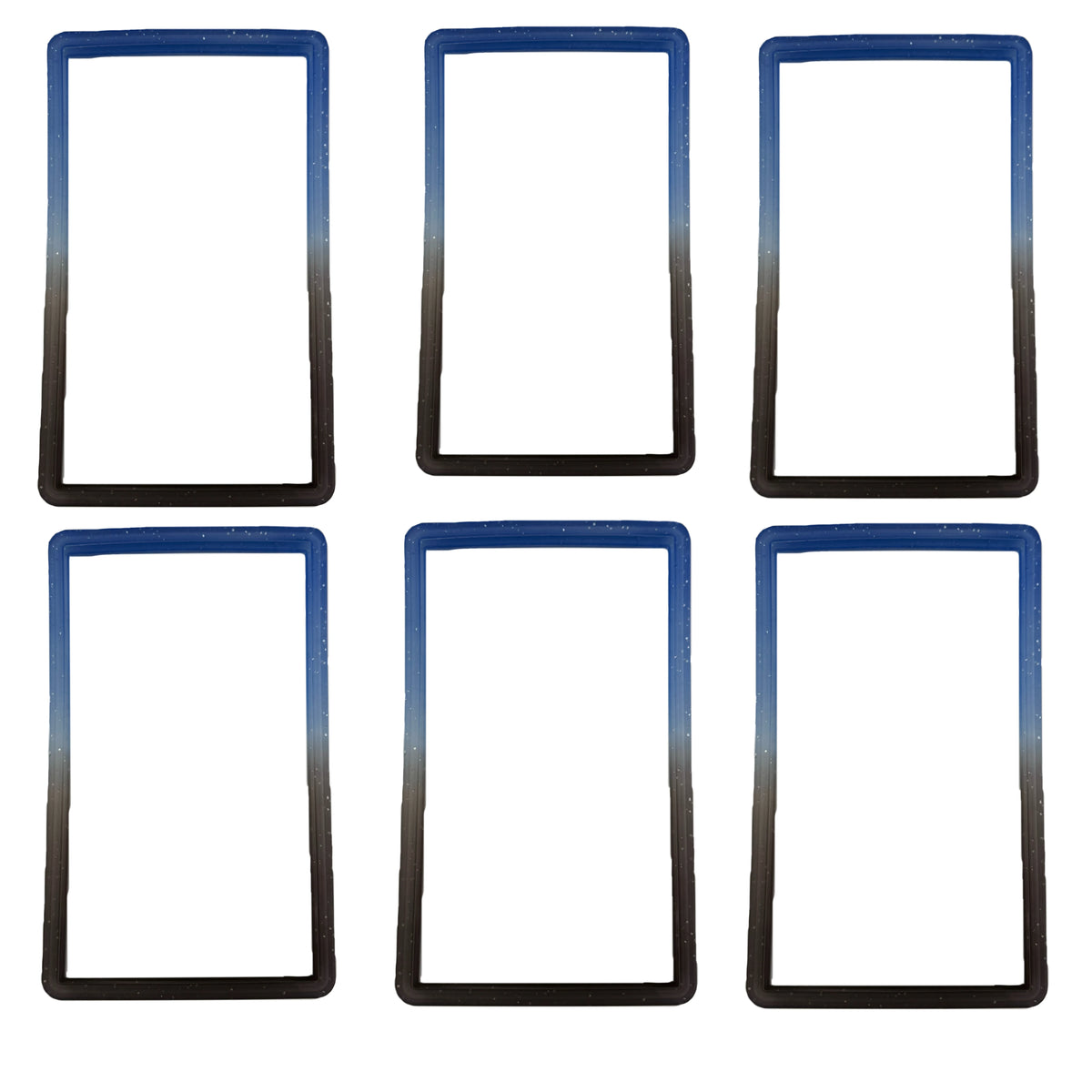 6-Pack Slab Guard for PSA Graded Cards TPU Slab Protector Graded Guard Bumper Guard Gradient Color Glitter Limited Edition