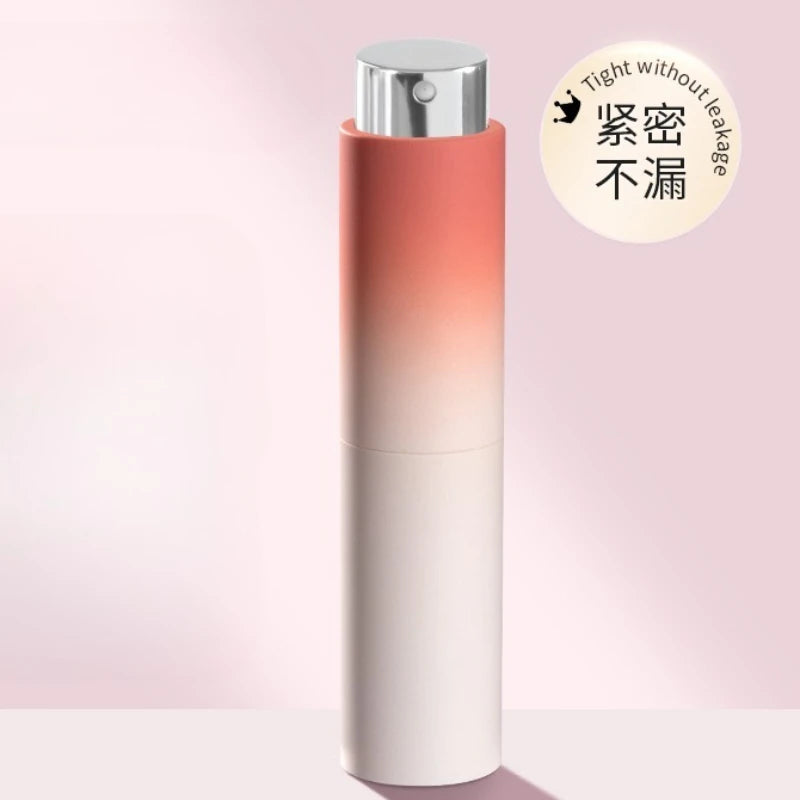 Refillable Portable Perfume Atomizer High End Travel Perfume Bottle With Rotating Press Spray And Leak Proof Design For DailyUse