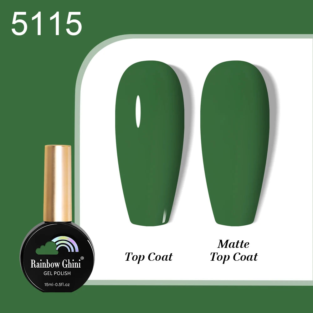 RG 15ML HEMA&TPO FREE Summer Series Fluorescent Gel Polish in Sporty Style Y2K Nail Polish Suitable for Parties Nail Art UV Gel