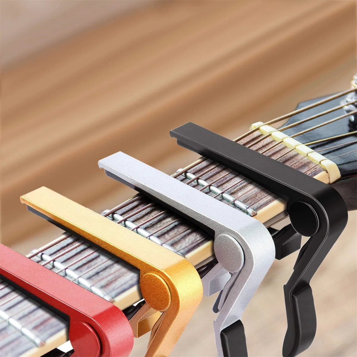 Miwayer Guitar Capo with Tone Enhancement System - Lightweight Alloy, Quick Adjustment for All Stringed Instruments