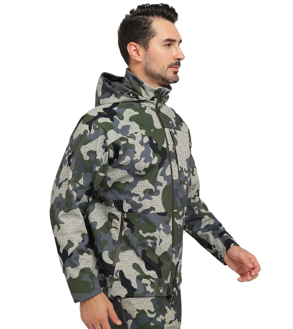 Men's Jetstream 3-in-1 Fleece Hunting Jacket Windproof Waterproof Breathable Lightweight Functional Steam Permeable
