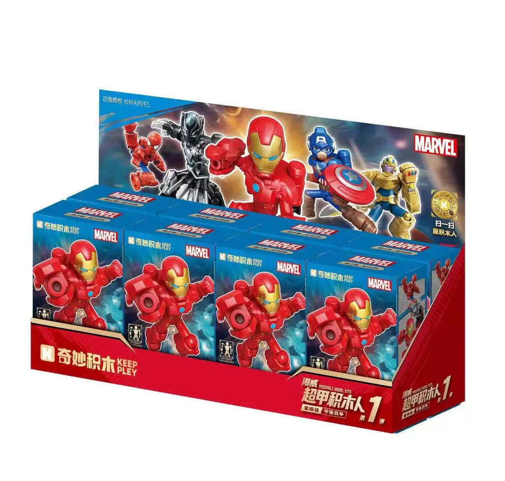 Keeppley Marvel Zero Unlimited Edition Building Block Man Multi Universe Spider Man Assembly Model Iron Spider Ornament Toy Gift