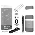 Wireless Electric Soldering Iron Kit 180-450 Temperature Adjustable Fast Charging Solder Iron Portable Soldering Repair Tool