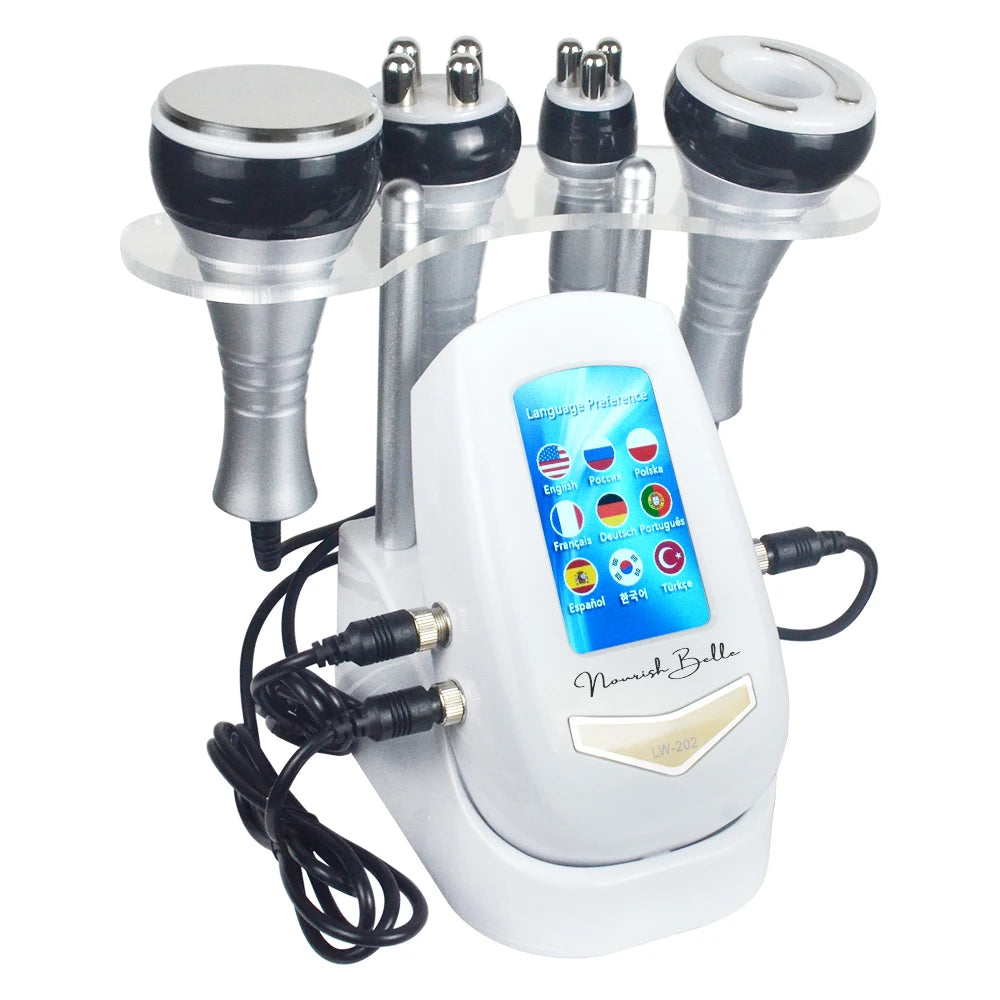 4-in-1 40K Cavitation Body Slimming Machine — Skin Tightening & Face Toning