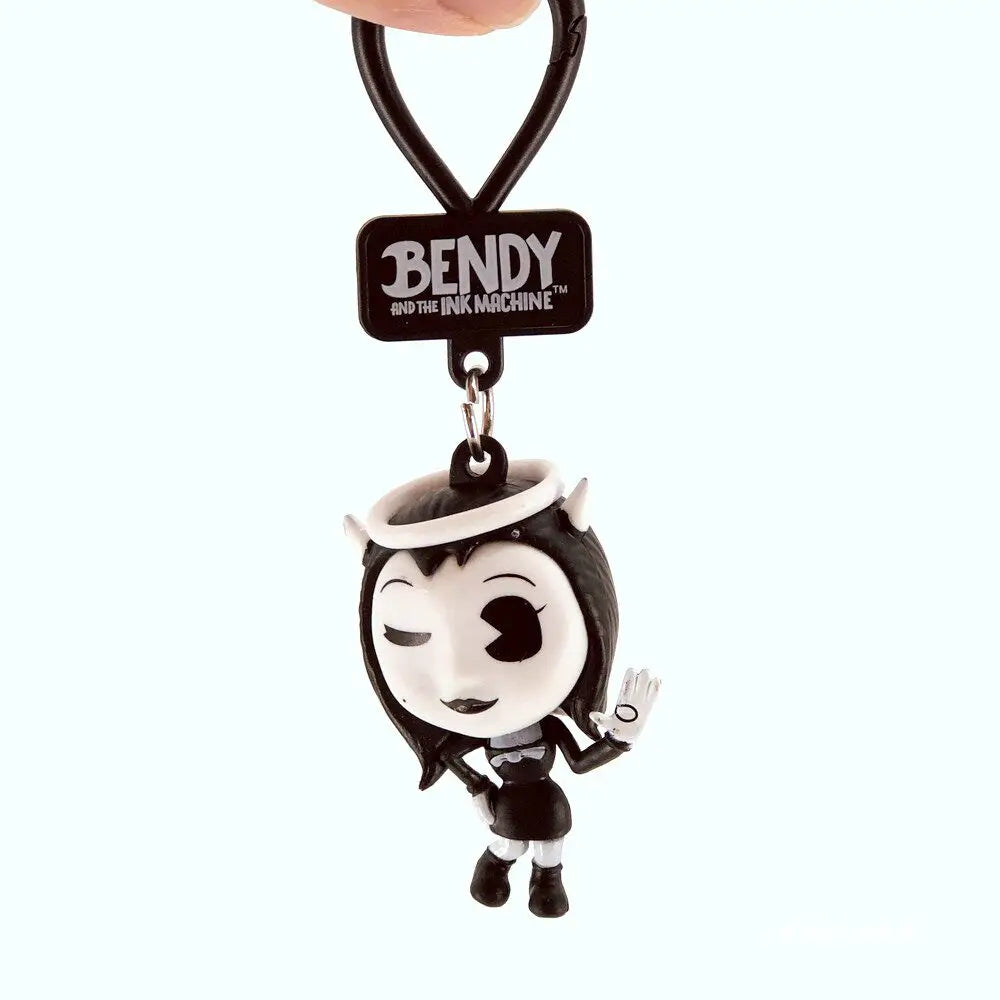 Bendy Blind Bag Bendy And The Ink Machine Horror Game Character Keychain Personalized Pendant School Bag Charm
