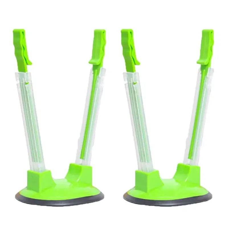 2/4pcs Baggy Rack Holder Adjustable Storage for Food Prep Bag Plastic Freezer Bag Ziplock Bag Holder Stand Meal Planning Kitchen