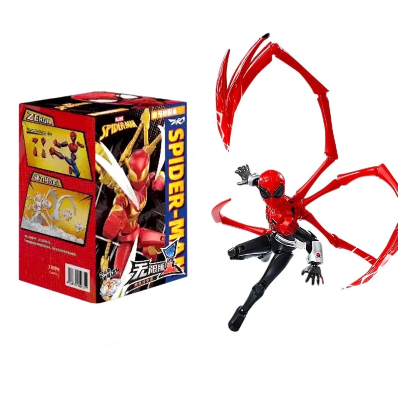 Keeppley Marvel Zero Unlimited Edition Building Block Man Multi Universe Spider Man Assembly Model Iron Spider Ornament Toy Gift