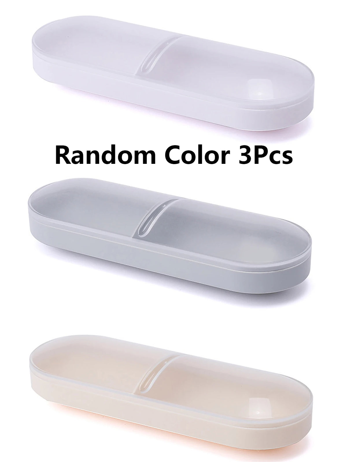 3pcs Travel Cleaning Swab Box, Travel Essentials, Plastic Container Dispenser, Portable Cleaning Swab & Makeup Pad Storage Box,