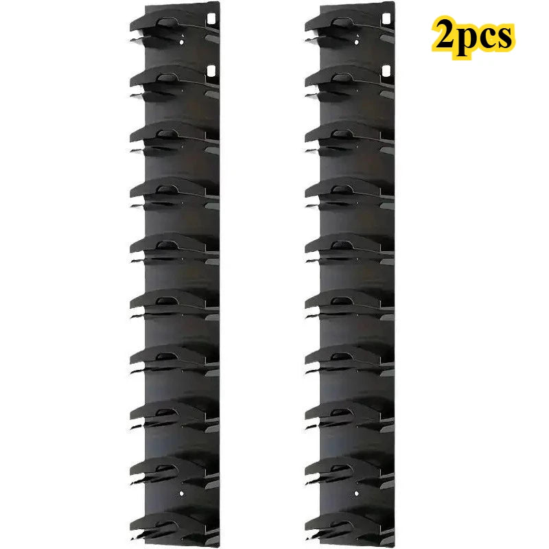 10-slot Wall-mounted Hat Rack,  Drilling Required, Hat Rack for Baseball Caps, Wardrobe Storage, Space-saving