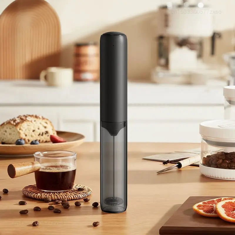 Portable Wireless Electric Milk Frother Foam Maker Handheld Rechargeable Foamer High Speeds Coffee Handheld Foam Maker