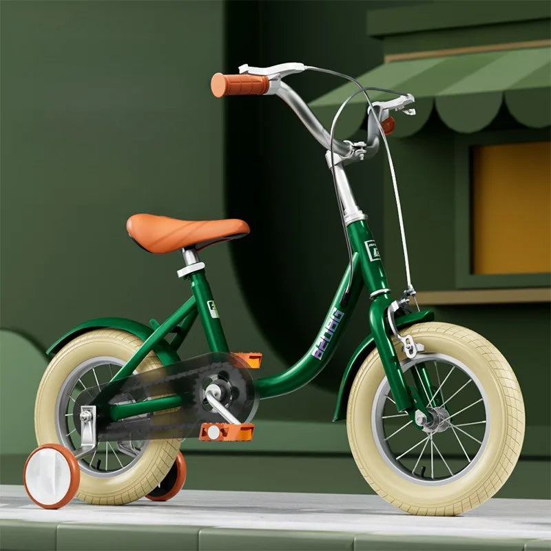 Children's bicycle with auxiliary wheels 12-14-16-18-20 inches