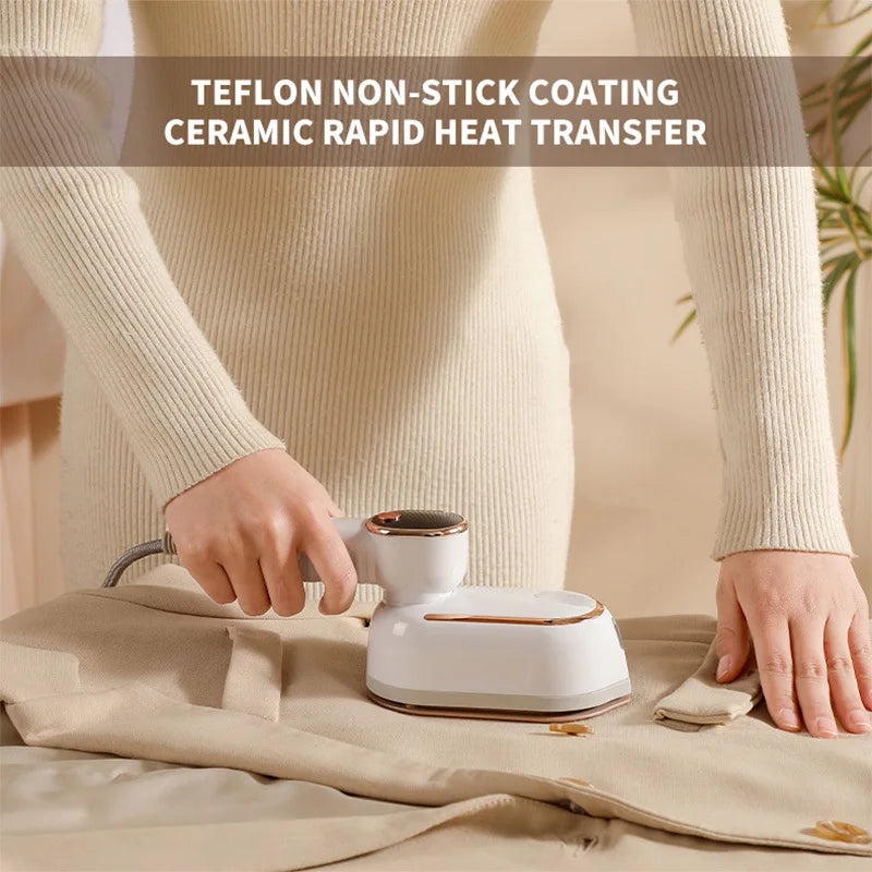 Handheld Portable Mini Steam Iron with Four Temperature Control High-Power Rotating Ironing Machine for Fabric Care