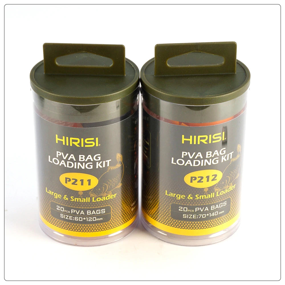 Hirisi Carp Fishing Accessories PVA Bag Loading System Baiting Tool for Solid Bags Fast Melting Mesh P211