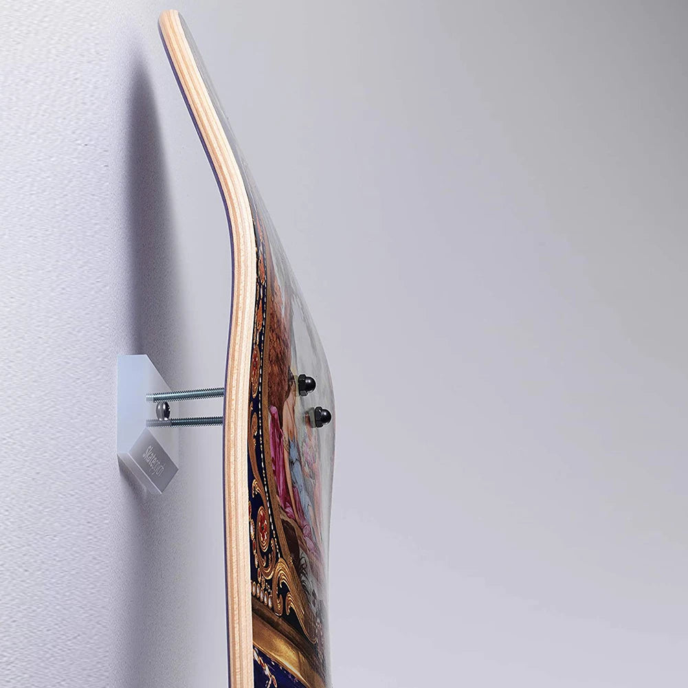 1-5PCS Skateboard Wall Hanger Wall Mount Skateboard Storage Holder Acrylic Skateboard Wall Storage Rack for Skateboard Lovers