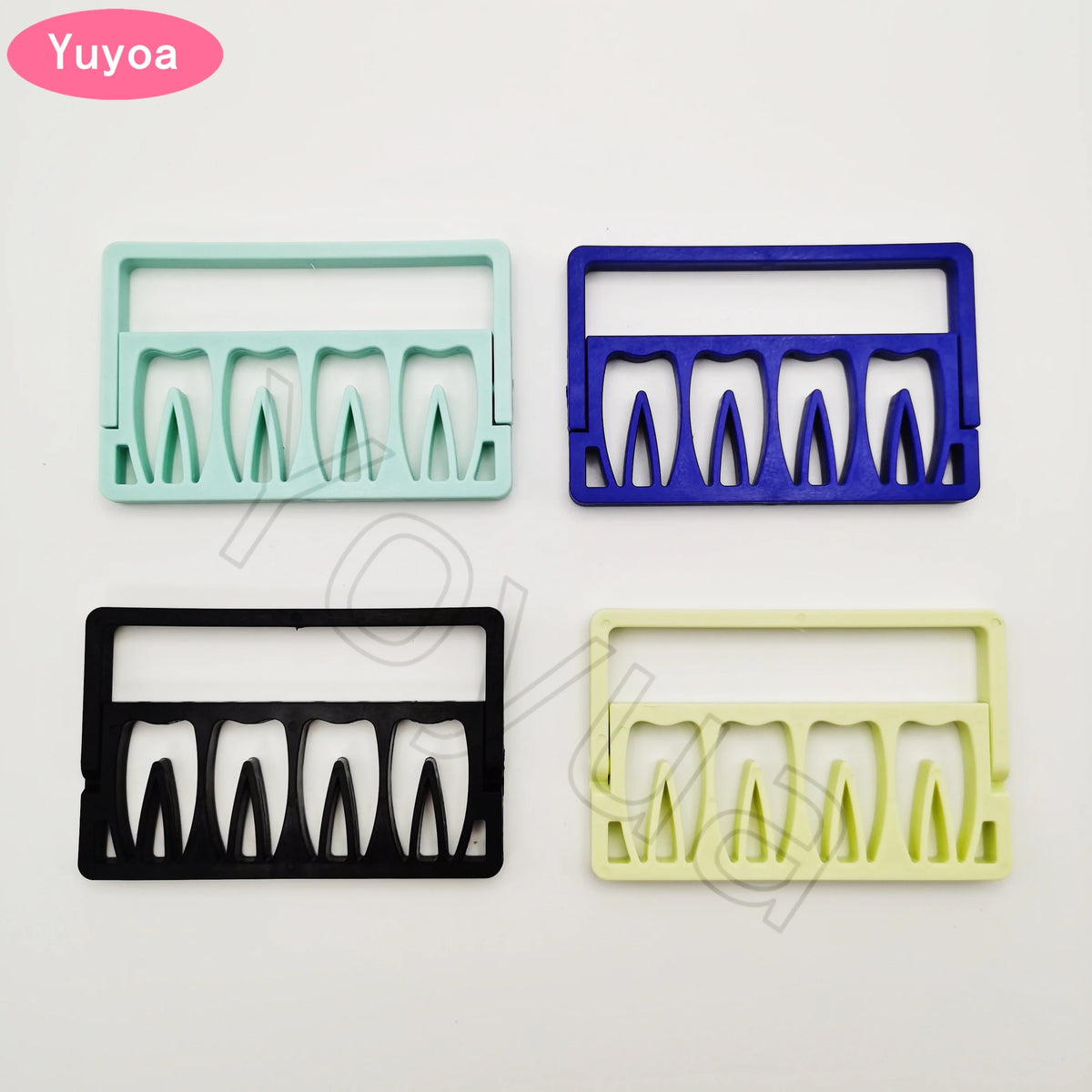 10pcs 8 Holes Dental Endodontic Files Holder Drill Stand Root Canal File Block Endo Stand Endo Tray Organizer Endo Sterilization