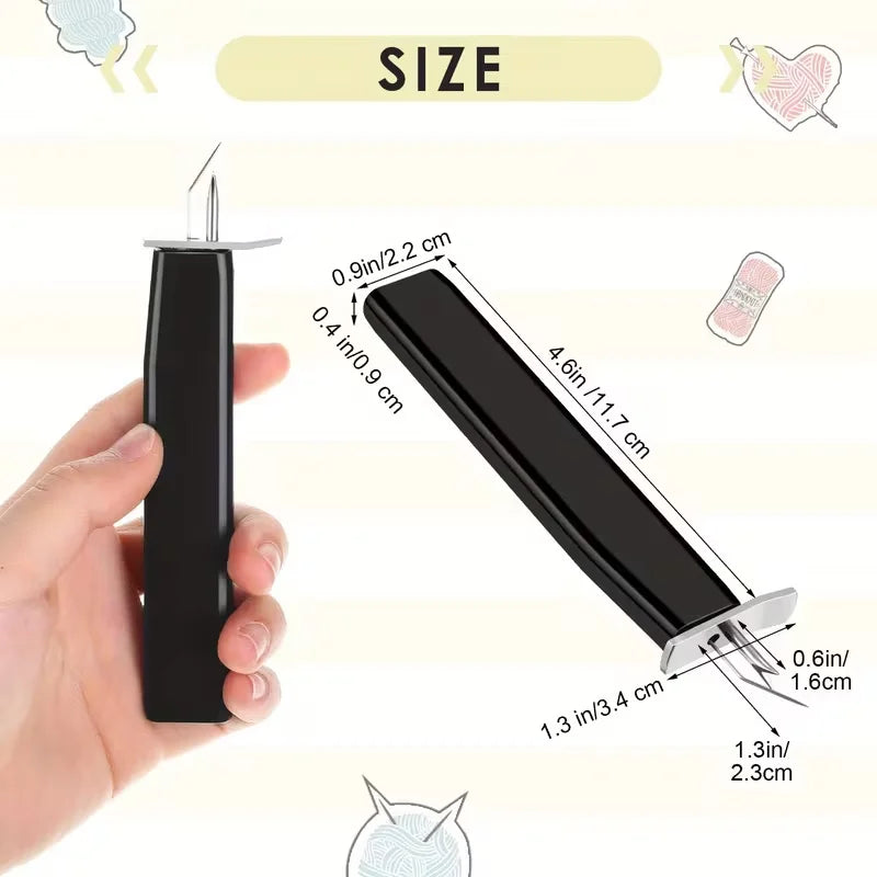 1 Bead Knotting Tool, Suitable for DIY Jewelry Making, Ensures Pearl Knotting, Suitable for Jewelry Designers and DIY Craftsmen, High-Quality Feel - Black