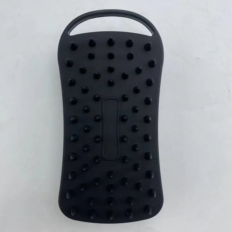 Double Sided Silicone Shower Brush 2 In 1 Exfoliating Body Brush Multi-Function Skin Cleaning Silicone Bath Brush Massage Brush