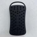 Double Sided Silicone Shower Brush 2 In 1 Exfoliating Body Brush Multi-Function Skin Cleaning Silicone Bath Brush Massage Brush