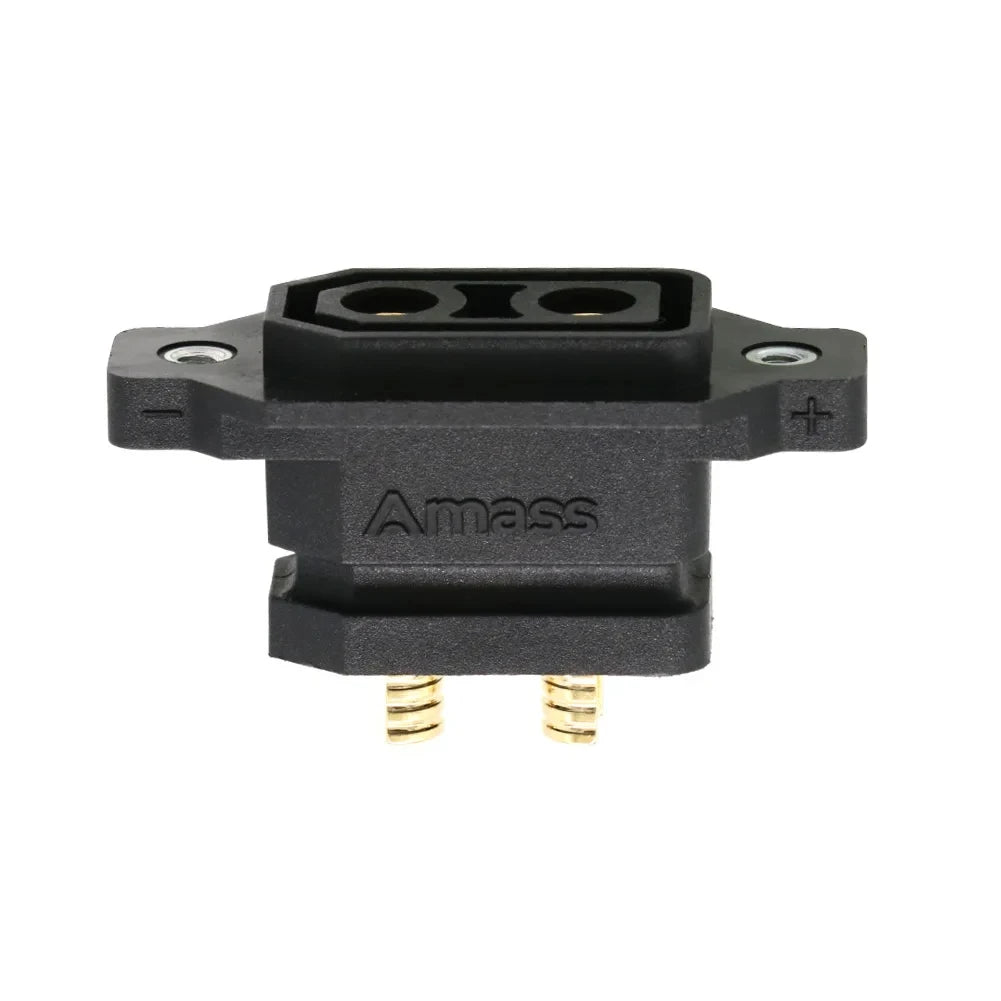 1 / 2 / 5pcs Amass XT90NE-F Battery Connector XT90E Female Plug Gold-plated XT90 Mountable Connector Yellow / Black Socket