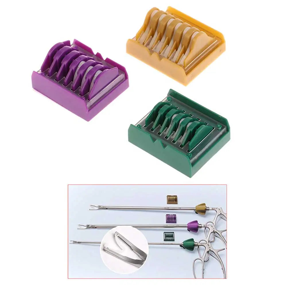 1/5/10PCS Medical Plastic Laparoscopic Polymer Ligation Clips Clips Endoscopy Surgery Surgical Vascular Clips Medical Tools