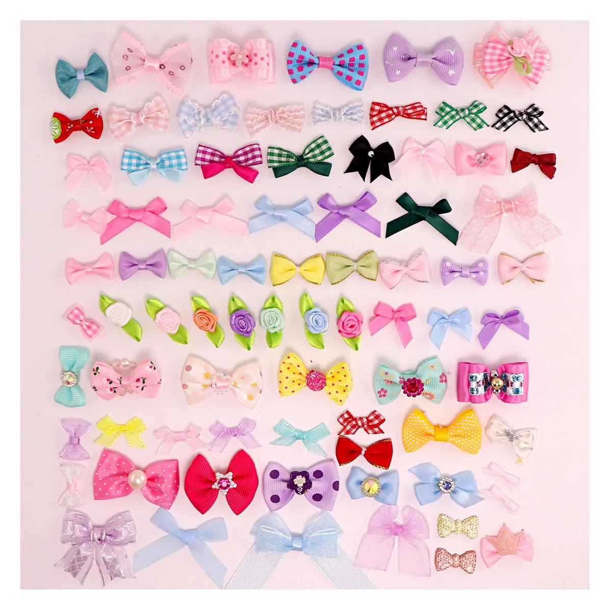 10 Pcs Bow Accessories Minilpsshop Accessories Random Clothes Collars For Short Hair Cat and Collie (Excluding Toys) for LPS